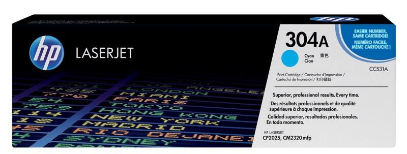 HP 304A originele tonercartridge CC531A cyaan
