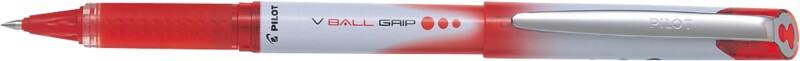 Pilot V-Ball Grip Niet-intrekbaar Rollerballpen Rood 0,3 mm Fijn Kegelvormig