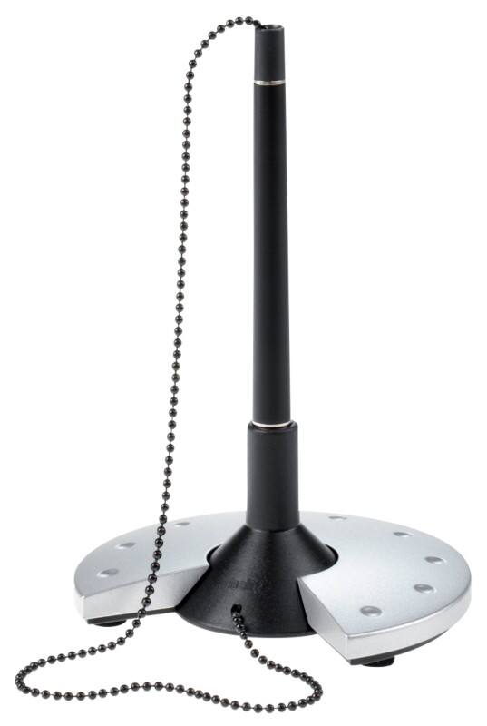 helit Niet-intrekbaar Balpenstandaard - Zwart