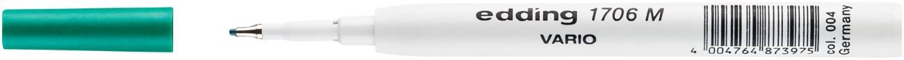 edding 1706 M VARIO Poreuze puntpen navulling 0.5 mm Groen 10 Stuks