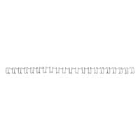 GBC Metalen Draadbindruggen Zwart 8 mm 70 Vel A4 21 Ringen 100 Stuks