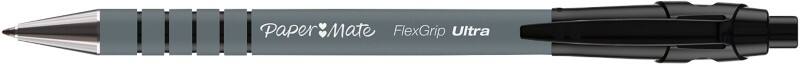 Papermate Flexgrip Ultra Intrekbaar Balpen Zwart 1 mm Medium Balpen