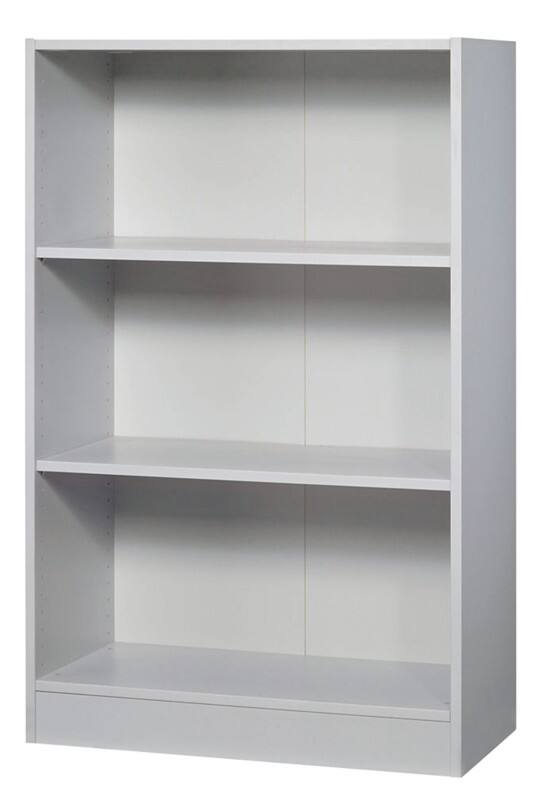 Hammerbacher Gemelamineerde spaanplaat Boekenkast 2 Planken 800 x 400 x 1.270 mm Lichtgrijs