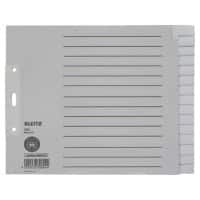 Leitz Blanco tabbladen Gerecycled A5 Grijs 15 tabs 100 g/m² Karton 3 Gaten 1224  