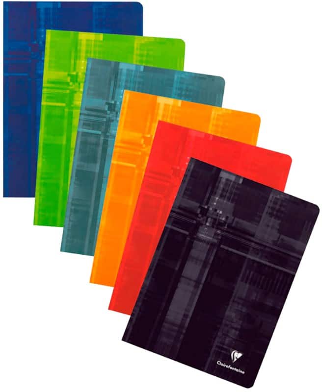 Clairefontaine A4 Geniet Schrift Gelamieerde kartonnen kaft Gelinieerd 60 Vellen