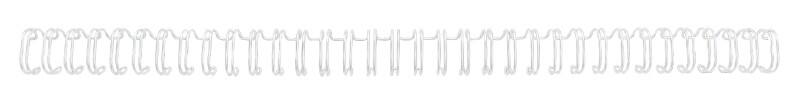 GBC Draadbindruggen WireBind A4 6 mm 55 Vellen Metaal Wit 100 Stuks