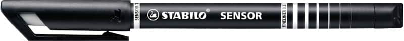 STABILO SENSOR Fineliner 0,3 mm Naaldpunt Zwart 189