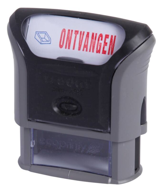 Trodat Printy Office Kantoorstempel Ontvangen Rood, Blauw 4,7 cm