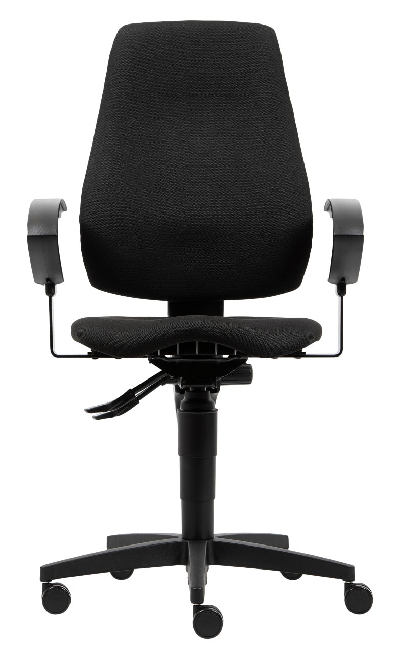 Workpro bureaustoel eiger permanent contact zwart