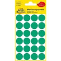 Avery Markeringspunten 3006 Klevend Groen 4 Vellen à 24 Etiketten