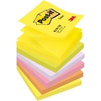 Post-it Z-Notes 76 x 76 mm Neon Kleuren 6 Blokken van 100 Vellen