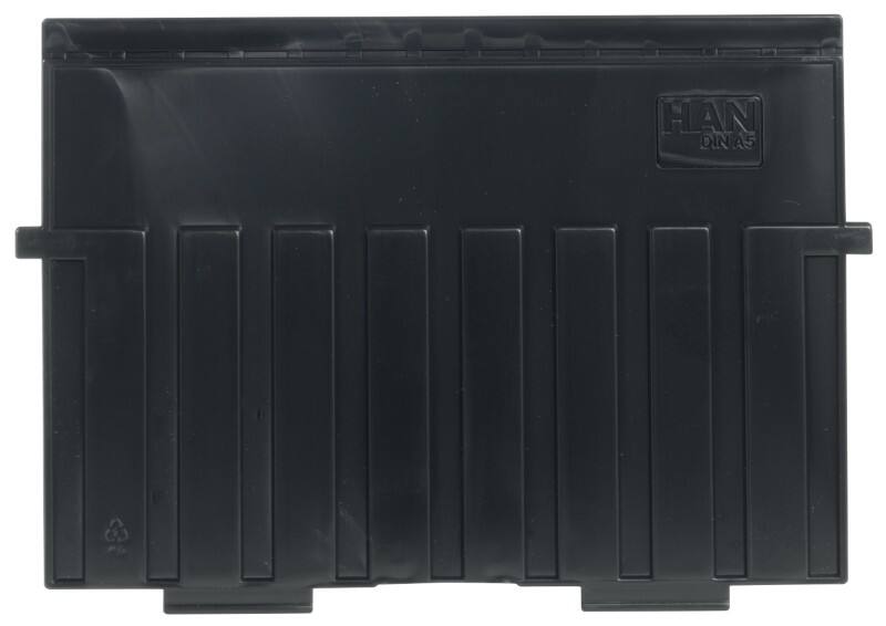 HAN 9025-13 Tussenschot Zwart A5 Polystyreen 21 x 15,3 cm 5 Stuks