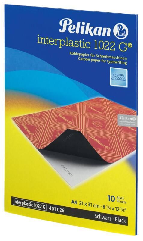 Pelikan 401026 Carbonpapier A4 21 x 31 cm Zwart 10 Vellen