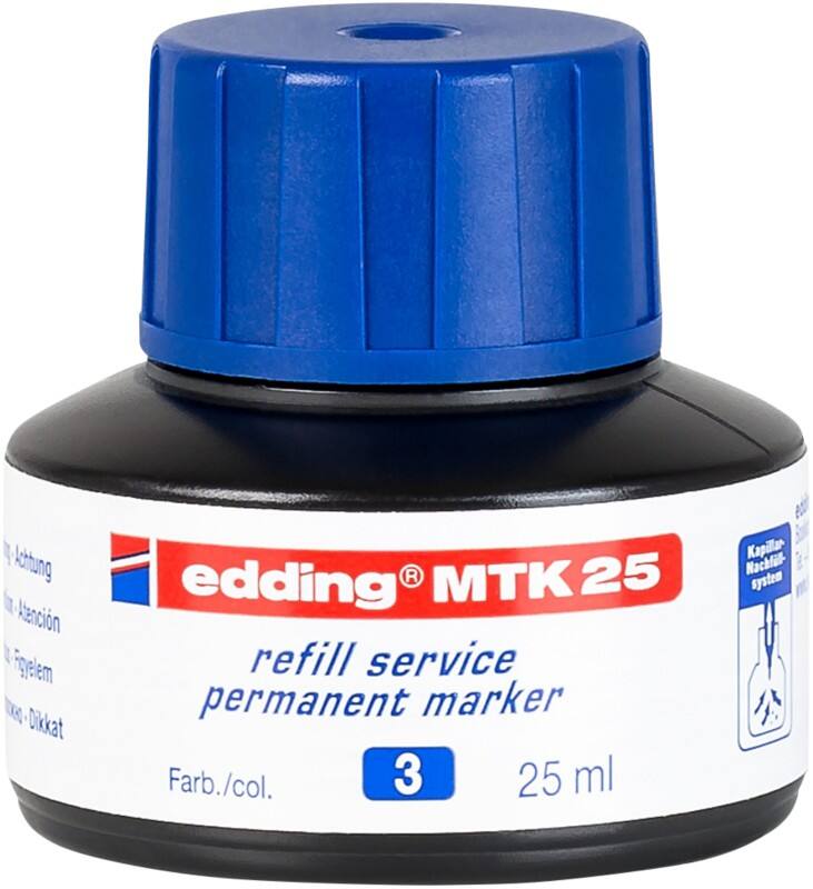 edding Inktnavulling Blauw MTK 25