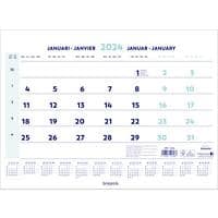 Brepols Kalender Wire-O 2023 1 31,5 x 46 cm Maand per pagina Papier Wit Nederlands-Frans / Frans-Nederlands