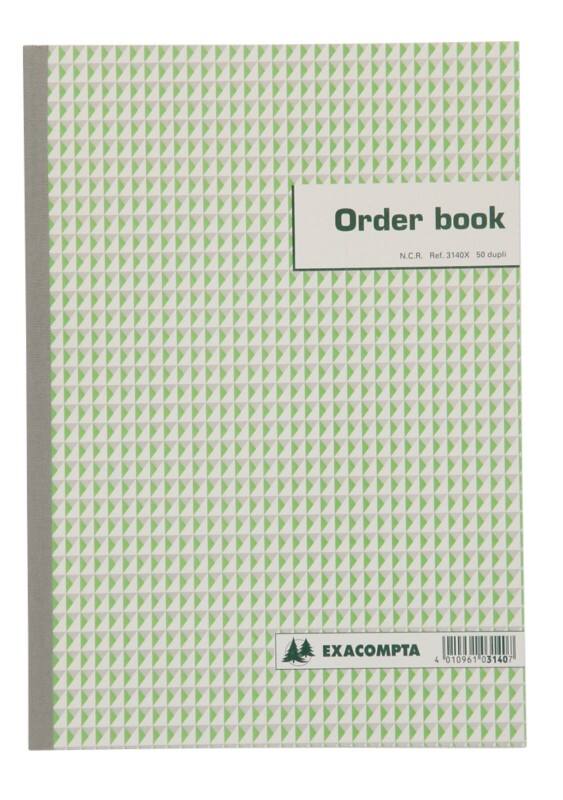 Exacompta Zelfkopiërend orderboek Wit Gelinieerd A4 210 x 297 mm 25 vellen
