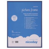niceday Wandmontage Foto Frame 400 x 300 mm Zwart 2 stuks