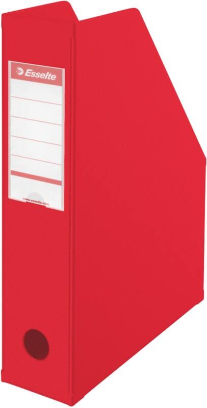 Esselte VIVIDA Tijdschriftencassette 56003 A4 Karton, PVC Rood 7,2 x 24,2 x 31,8 cm