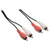 Value Line VLAP24200B15 2 x RCA male naar 2 x RCA male Stereo audiokabel 1,5m Rood, wit