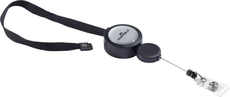 DURABLE Sleutelkoord 822901 Zwart Pak van 10 stuks