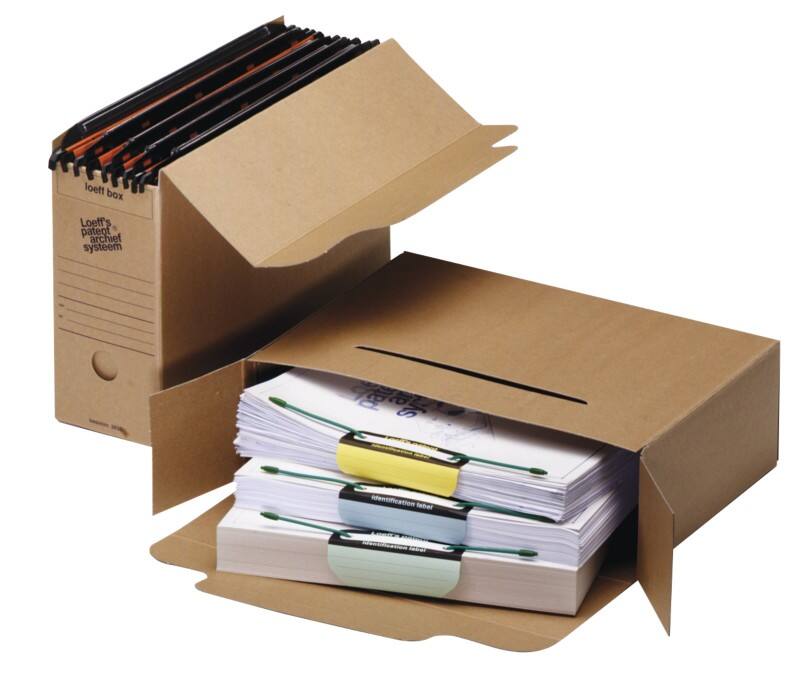 Loeff's Loeff Box Karton Archiefdoos Bruin 11,8 x 37 x 26,5 cm 50 Stuks