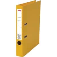 Viking Ordner A4 staand 50 mm Geel 2 ringen PP (Polypropeen) Mat Staand