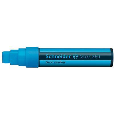 Schneider Maxx 260 Krijtmarker Beitelpunt 5-15 mm Blauw