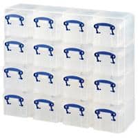 Really Useful Box Archiefbox 0.3 L Transparant Plastic 37,5 x 12,5 x 31 cm