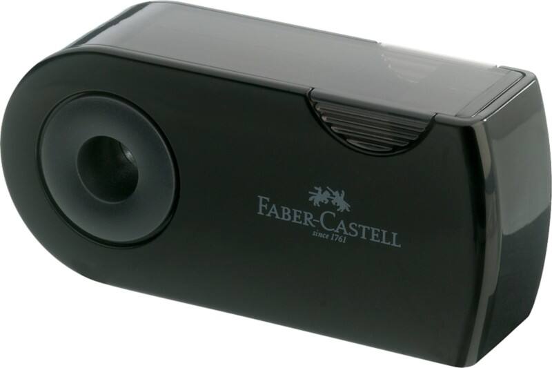 Faber-Castell Sleeve Puntenslijper 2 Gaten Kunststof Zwart 182700