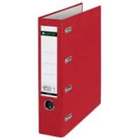 Leitz Ordner A4 80 mm Rood 4 ringen PP (Polypropeen) Glad Staand