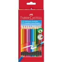 Faber-Castell Uitwisbaar Kleurpotloden Kleurenassortiment 12 Stuks
