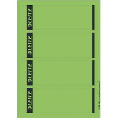 Leitz Zelfklevende Rugetiket A4 Groen 6,15 x 19,2 cm 25 Vellen à 4 Etiketten