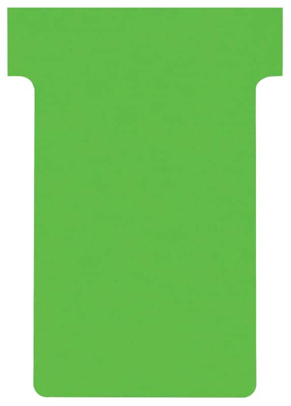 Nobo T-kaartjes Maat 2 Groen 6 x 8,5 cm 100 Stuks