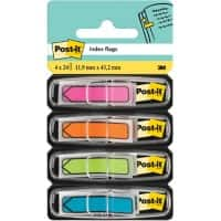 Post-it Indexen Pijlvormig 1,19 x 4,32 cm Kleurenassortiment 684ARR4 4 Stuks à 24 Strips