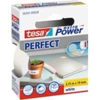 tesa extra Power Textieltape Perfect 19 mm x 2,75 m Wit