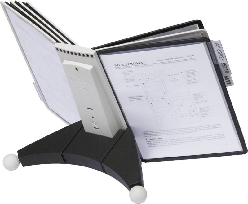 DURABLE Zichtpanelensysteem 10 Panelen A4 Kunststof Zwart