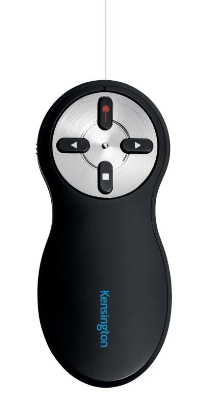 Kensington Draadloze Presenter 33374EU Rode Laser Tot 20 m USB-A Ontvanger Zwart
