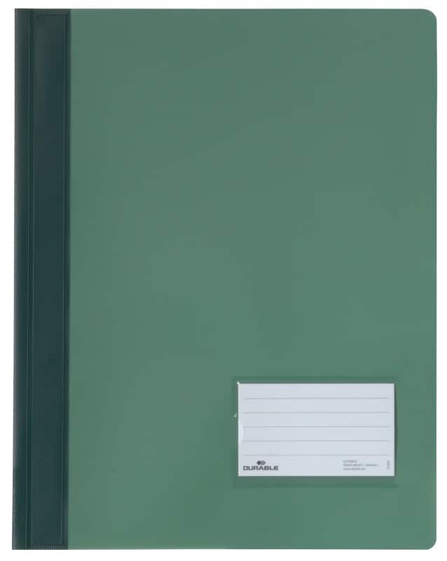 DURABLE Snelhechters Duralux A4 Transparant groen Polyvinylchloride (PVC) 28 x 33,2 cm