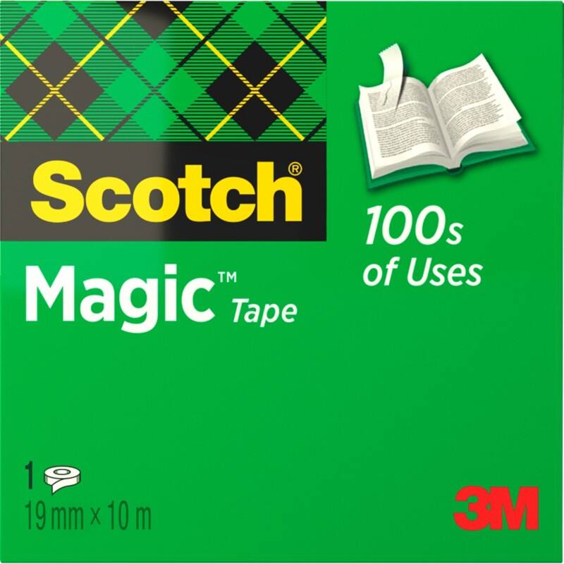 Scotch Plakband Scotch Magic 810 Transparant 19 mm (B) x 10 m (L) Cellulose-acetaat