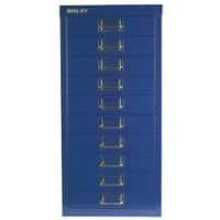 Bisley Meerladenkast 15 Lades Blauw 279 x 408 x 940 mm