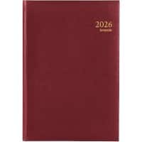 Brepols Minister Lima Agenda 2026 A5 1 Dag per pagina Duits, Engels, Frans, Italiaans, Nederlands, Spaans Rood 0,218,1256,01,6,0
