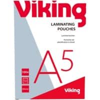 Viking Lamineerhoezen A5 Glanzend 75 (2 x 75 micron) Transparant 100 Stuks 