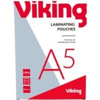 Viking Lamineerhoezen A5 Glanzend 125 (2 x 125 micron) Transparant 100 Stuks 