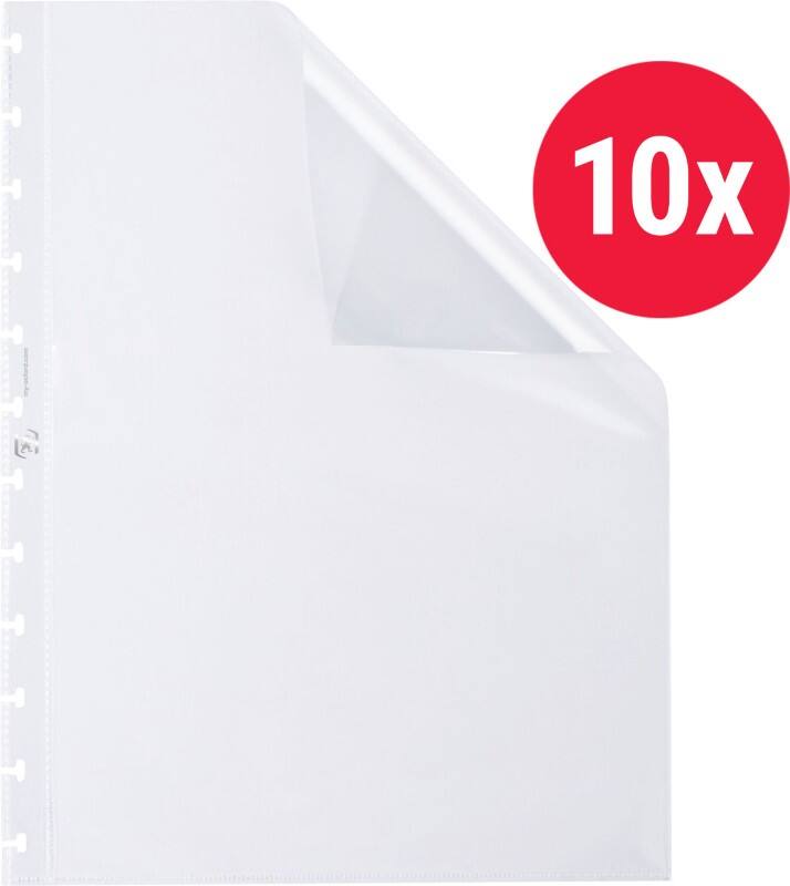 OXFORD Showtassen A4 Transparant PP (Polypropeen) 23 x 30,5 cm 10 Stuks