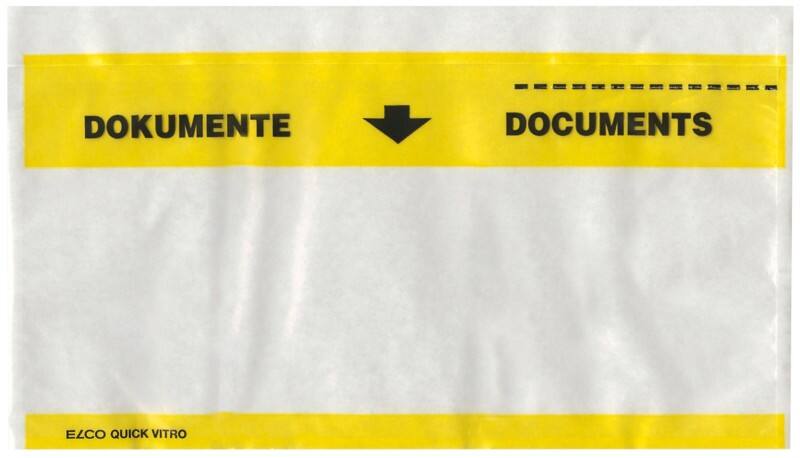 Elco Quick Vitro Kleefstrip Paklijstenveloppen Wit 23,2 (B) x 11 (H) cm 250 Stuks