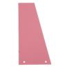 Scheidingsstroken Trapezium A5+ Roze 100 tabs 2-gaats karton blanco 100 stuks
