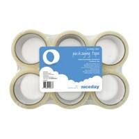 Niceday Verpakkingstape 48 mm x 66 m Transparant 6 stuks