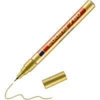 edding 780 Permanent Lakmarker Goud Extra Fijn Naaldpunt 1 - 0,8 mm  Waterbestendig