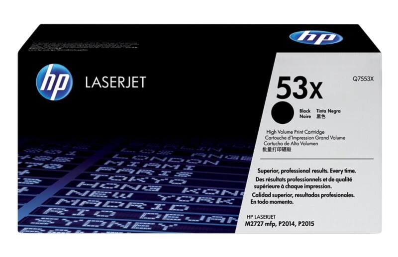HP 53X originele tonercartridge Q7553X zwart