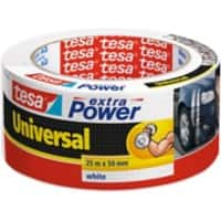 tesa extra Power Klustape Universeel 50 mm x 25 m Wit